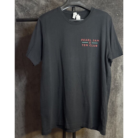 Pearl Jam X Ten Club 2021 T Shirt Adult XL Black Double Sided Fan Club - Picture 2 of 7
